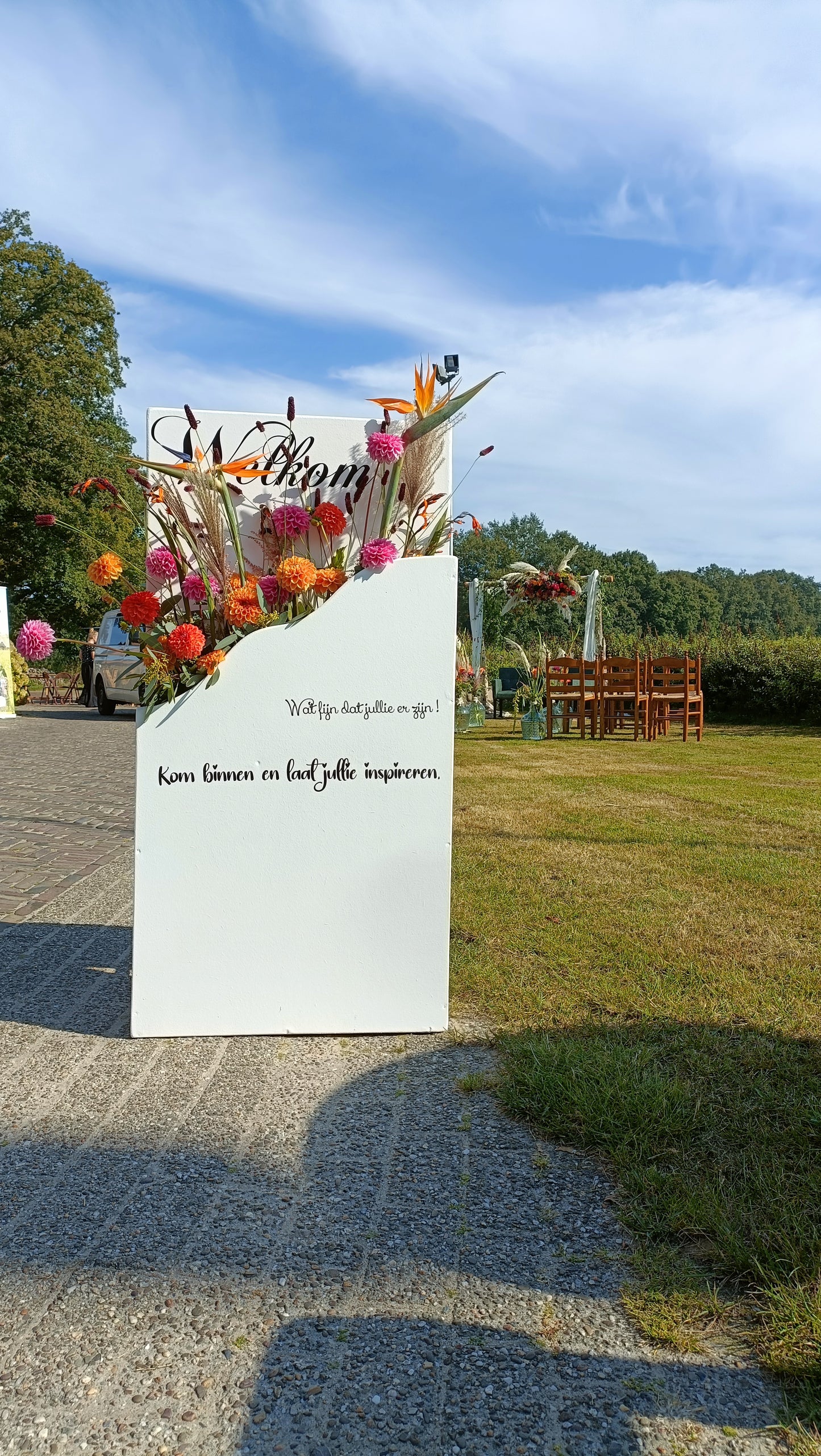 3D Welkomstbord asymmetrisch