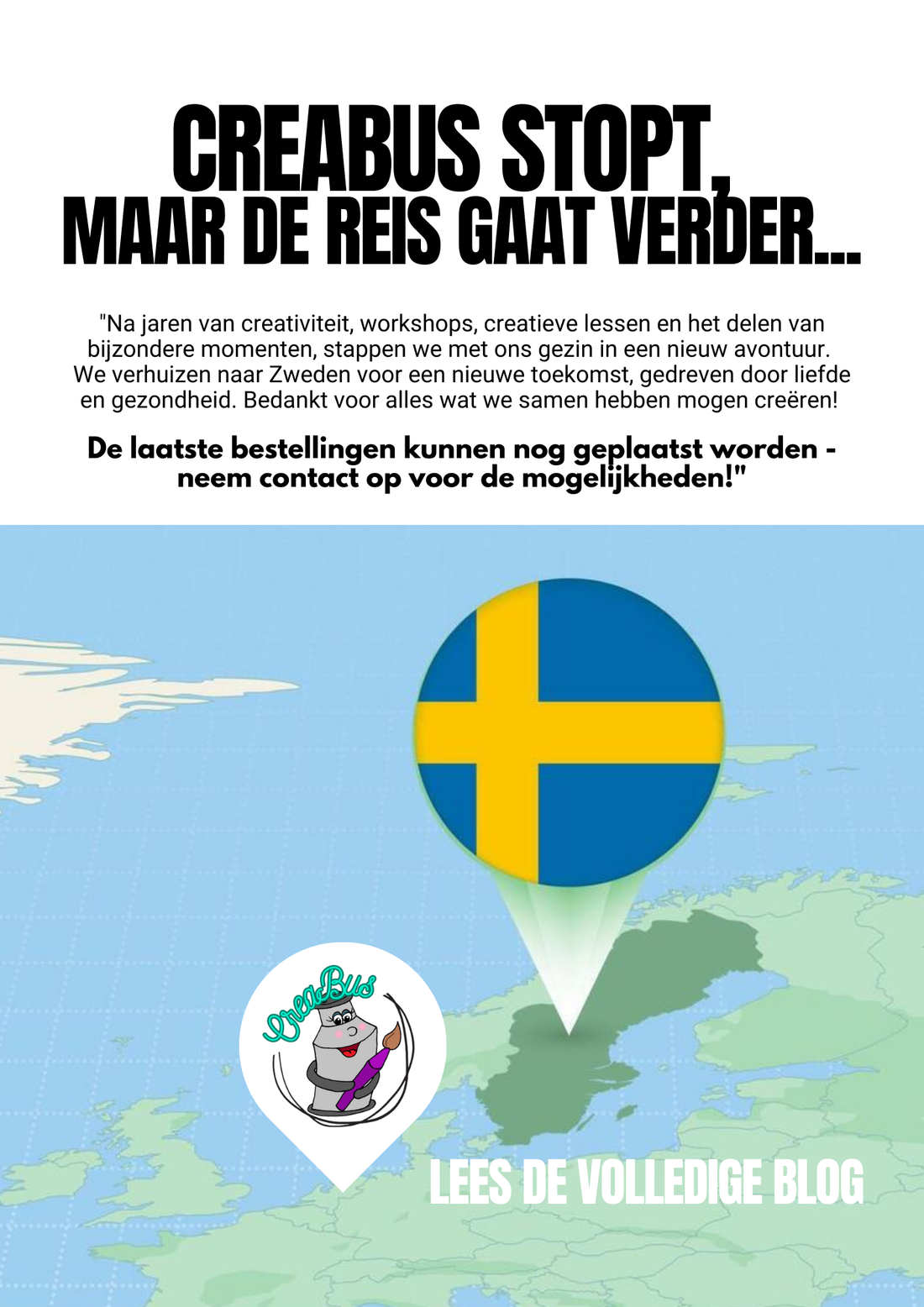 CreaBus stopt... maar de reis gaat verder
